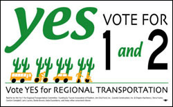 Yes 1 and 2 Yard Sign